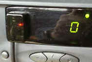 Red-Eye in position on the front of the STB